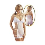 Διάφανο Φόρεμα άσπρο-δαντέλα S