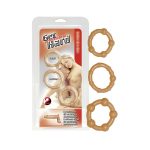 Δαχτυλίδια πέους στο σετ Get Hard δέρματ