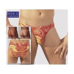 Μαγιό με Κίτρινες & Κόκκινες Πινελιές XL