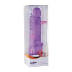 Ομοίωμα Πέους "Silicone Classic Clitoral Vibrator 19cm" μωβ